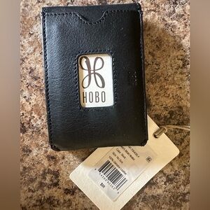HOBO Black Leather Bifold Wallet NWT